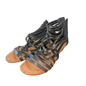 🛍️Black Gladiator Sandals Size 7